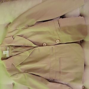 Womens blazer size 8 tan